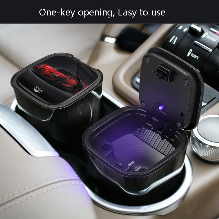 Automotive Supplies Car Loaded Ashtray(Crystal Blue)