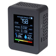 TVOC1 Portable CO2 Air Quality Formaldehyde Carbon Dioxide Detector Indoor Temperature Hygrometer with LED Digital Display(Black) - Air & Water Quality Tester by PMC TechLife | Online Shopping South Africa | PMC TechLife | Buy Now Pay Later Mobicred