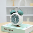 Bedroom Desktop Metal Digital Mechanical Alarm Clock Living Room Silent Clock With Night Light(Green) - Alarm Clocks by PMc TechLife | Online Shopping South Africa | PMc TechLife | Buy Now Pay Later Mobicred