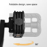 West Biking YP0802082 Bicycle Folding Pedal Bike Ball Axle Foot Pedal(Black)