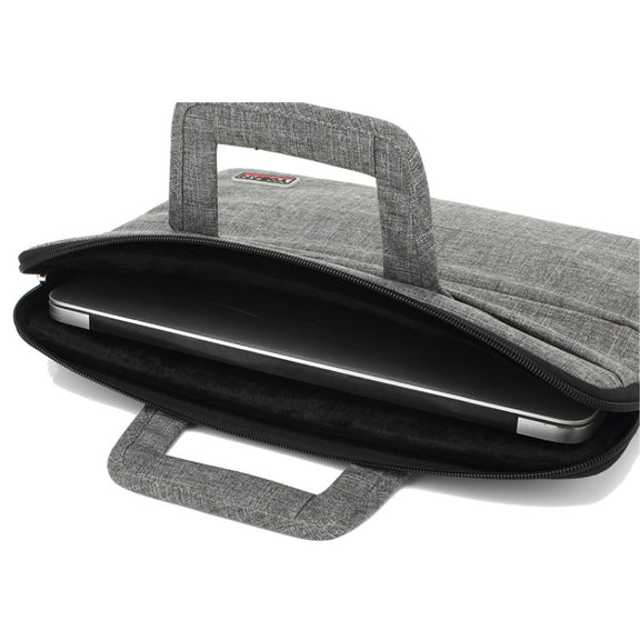 YOBAN Y-923-1 Casual Laptop Bag Water-resistant Tablet Business Bag, Size: 14 inch(Dark Gray)