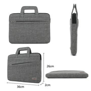 YOBAN Y-923-1 Casual Laptop Bag Water-resistant Tablet Business Bag, Size: 14 inch(Dark Gray)