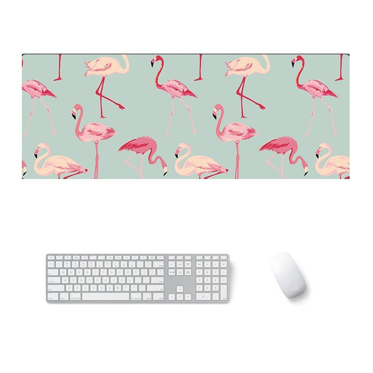 900x400x5mm Office Learning Rubber Mouse Pad Table Mat(5 Flamingo) - Mouse Pads by PMC TechLife | Online Shopping South Africa | PMC TechLife | Buy Now Pay Later Mobicred