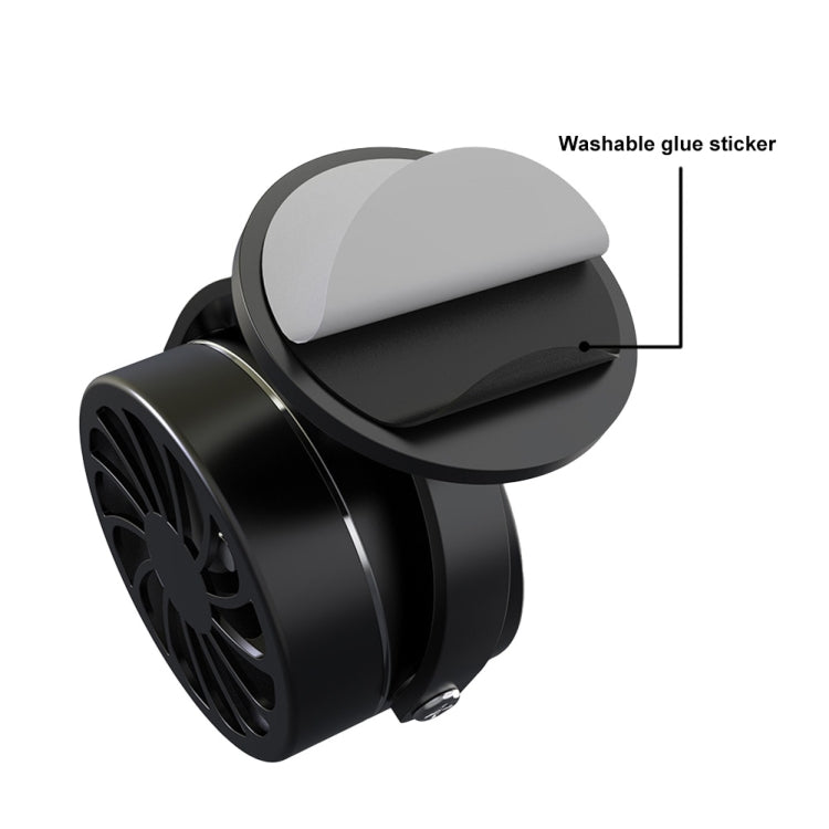 Aromatherapy Car Ornaments Automotive Accessories Solar Perfume Seat(Black)
