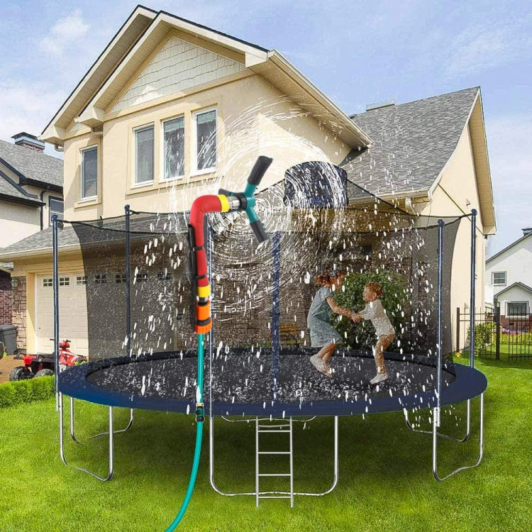 XZSSQ01 Gardening Supplies Garden Trampoline Rotating Sprinkler, Colour: Red Big