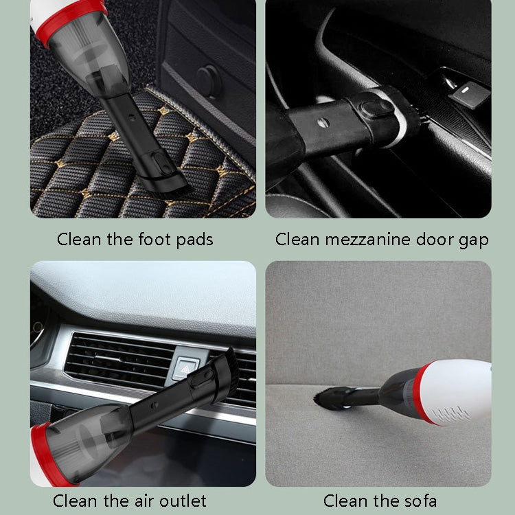HL-003 Car Wireless Portable High-Power Vacuum Cleaner Home Pet Hair Vacuum Cleaner(Black)