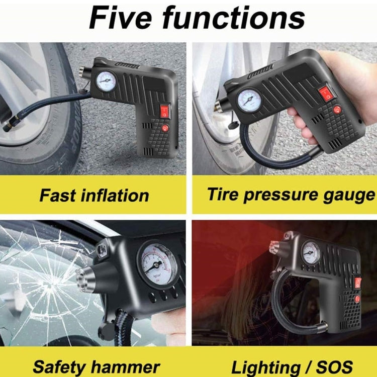 YX-301 12V Multi-Function Car Electric Portable Hand-Held Inflatable Pump(Black) - Inflatable Pump by PMC TechLife | Online Shopping South Africa | PMC TechLife