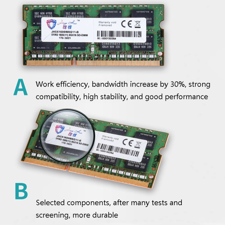 JingHai DDR3 2G Notebook Memory Strip(1333MHz) - free shipping - PMC Jewellery - Order now!
