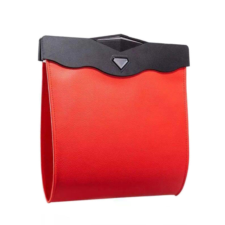 Car Trash Can Car Chair Back Hanging Storage Box Hidden Folding Storage Bag With LED Light(Red) - Stowing Tidying by PMC TechLife | Online Shopping South Africa | PMC TechLife | Buy Now Pay Later Mobicred