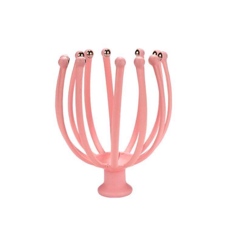 12 Claw Head Massager Octopus Rotating Ball Relaxing Massager(Pink) - free shipping - PMC TechLife - Order now!