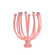 12 Claw Head Massager Octopus Rotating Ball Relaxing Massager(Pink)