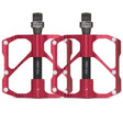 1 Pair PROMEND Mountain Bike Road Bike Bicycle Aluminum Pedals(PD-M86 Red) - free shipping - PMc TechLife - Order now!