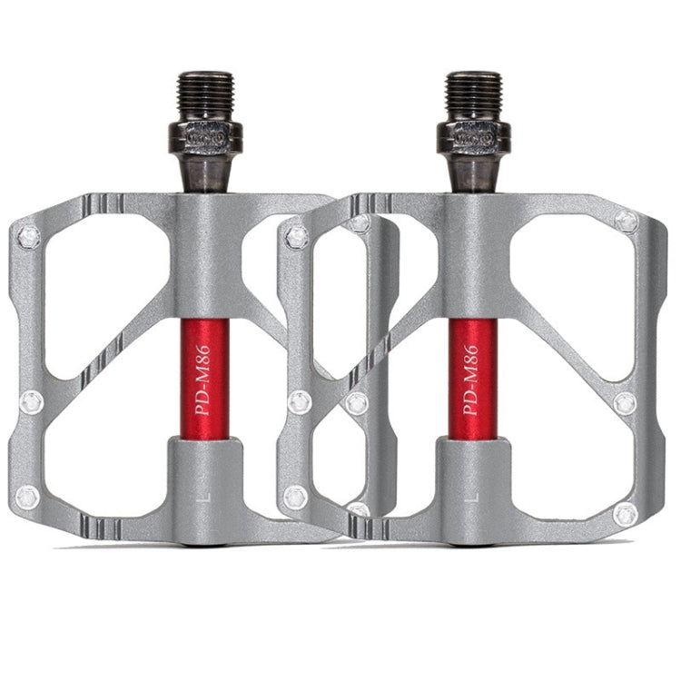 1 Pair PROMEND Mountain Bike Road Bike Bicycle Aluminum Pedals(PD-M86 Titanium) - free shipping - PMC Jewellery - Order now!