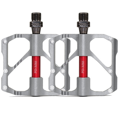 1 Pair PROMEND Mountain Bike Road Bike Bicycle Aluminum Pedals(PD-M86 Titanium) - free shipping - PMC Jewellery - Order now!