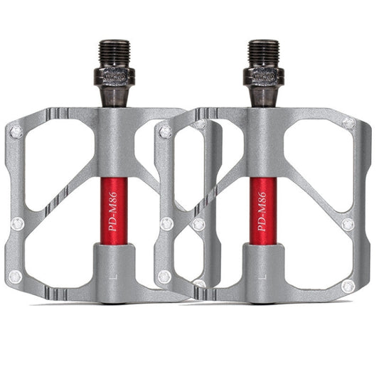 1 Pair PROMEND Mountain Bike Road Bike Bicycle Aluminum Pedals(PD-M86 Titanium) - free shipping - PMC Jewellery - Order now!