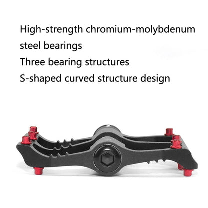 1 Pair PROMEND Mountain Bike Road Bike Bicycle Aluminum Pedals(PD-M86 Titanium) - free shipping - PMC Jewellery - Order now!