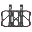 PD-M86C  1 Pair PROMEND Bicycle Road Bike Mountain Bike 3 Palin Carbon Fiber Bearing Pedal(Black) - free shipping - PMc TechLife - Order now!