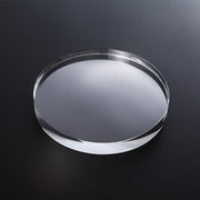 2 PCS Round 8x1.5cm Transparent Acrylic Geometric Photo Props Photography Background Plate Ornaments