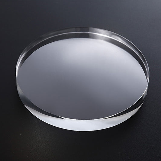 Round 12x1.5cm Transparent Acrylic Geometric Photo Props Photography Background Plate Ornaments - free shipping - PMC Jewellery - Order now!