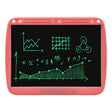 15inch Charging Tablet Doodle Message Double Writing Board LCD Children Drawing Board, Specification: Monochrome Lines (Pink) -  by PMC TechLife | Online Shopping South Africa | PMC TechLife | Buy Now Pay Later Mobicred