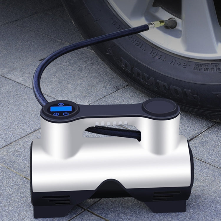 Car Inflatable Pump Portable Small Automotive Tire Refiner Pump, Style: Wired Digital Display With Lamp - Inflatable Pump by PMC TechLife | Online Shopping South Africa | PMC TechLife