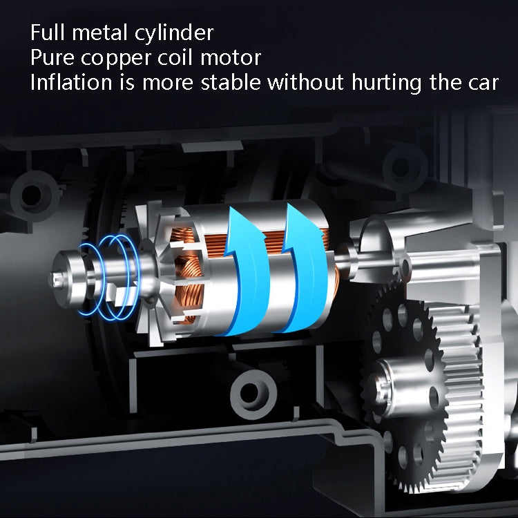 Car Inflatable Pump Portable Small Automotive Tire Refiner Pump, Style: Wireless Digital Display With Lamp - free shipping - PMC TechLife - Order now!