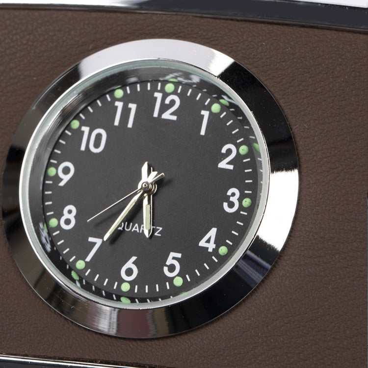 Car Clock Tissue Box Multi-Function Vehicle Instrument Table Paper Towel Box, Style: With Clock (Green) - free shipping - PMC TechLife - Order now!