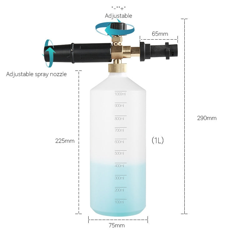 High Pressure Car Wash Foam Pot Copper Spray Head PA Pot(For SL-10-Kacher-K-Sreies) - Car Washer & Accessories by PMC TechLife | Online Shopping South Africa | PMC TechLife | Buy Now Pay Later Mobicred