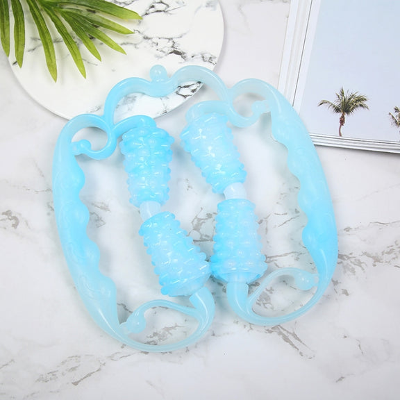 2 PCS Ladies Ring Leg Clamp Massager Ball Stovepipe Yoga Fitness Equipment(Blue)