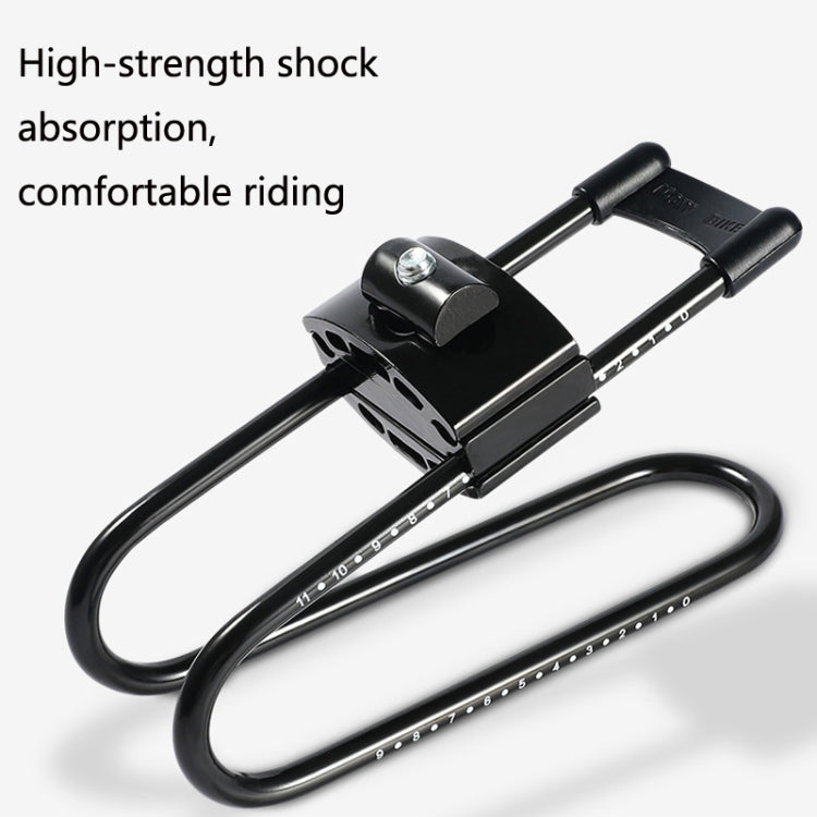 WEST BIKING YP0801100 Bicycle Seat Cushions Comfortable Bow Seat Shock Absorbers Mountain Bikes Saddles(Black) - free shipping - PMc TechLife - Order now!