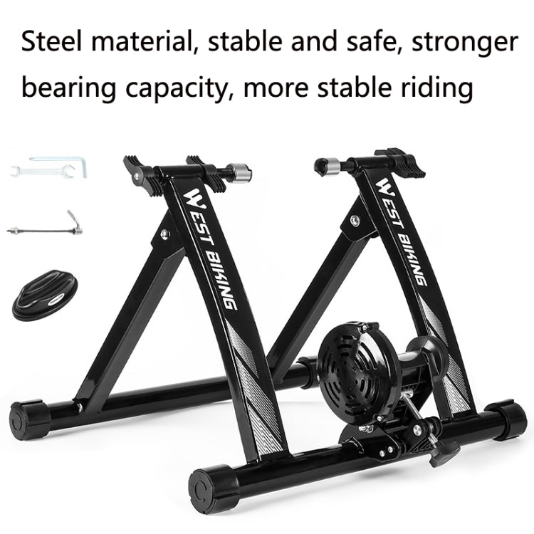 WEST BIKING YP1402008 Bicycle Parking Rack Indoor Cycling Training Platform Fitness Equipment Road Mountain Bike Parking Rack(Black) - free shipping - PMC TechLife - Order now!