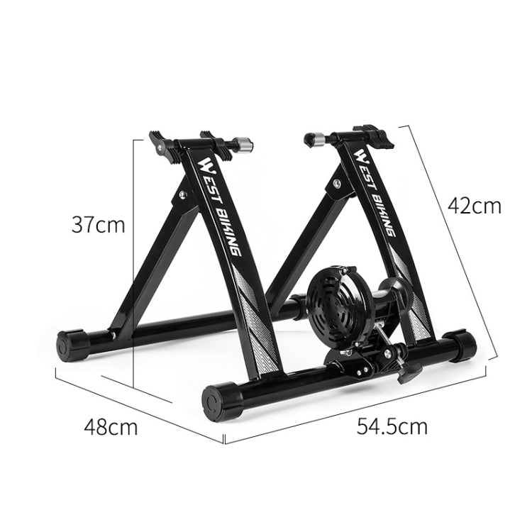 WEST BIKING YP1402008 Bicycle Parking Rack Indoor Cycling Training Platform Fitness Equipment Road Mountain Bike Parking Rack(Black) - free shipping - PMC TechLife - Order now!