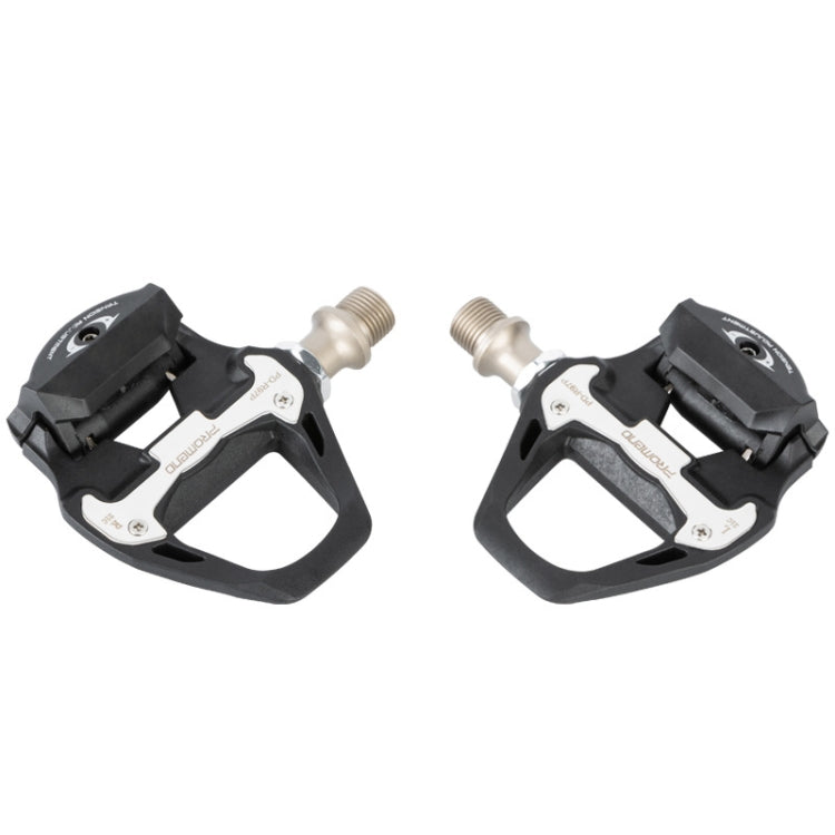 1 Pair PROMEND PD-R97P Bicycle Self-Locking Pedal Road Bike Nylon Lock Pedal SPD System Cassette Palin Pedal(Black) - free shipping - PMC Jewellery - Order now!