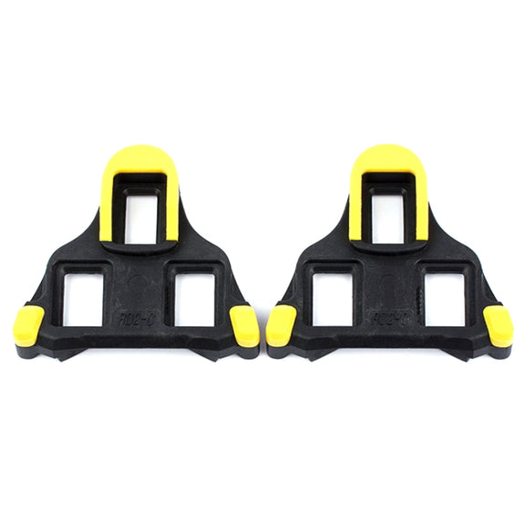 PROMEND Road Mountain Bike Shoe Lock Cleat Self-Locking Pedal Cleat(Highway Car Lock Yellow)