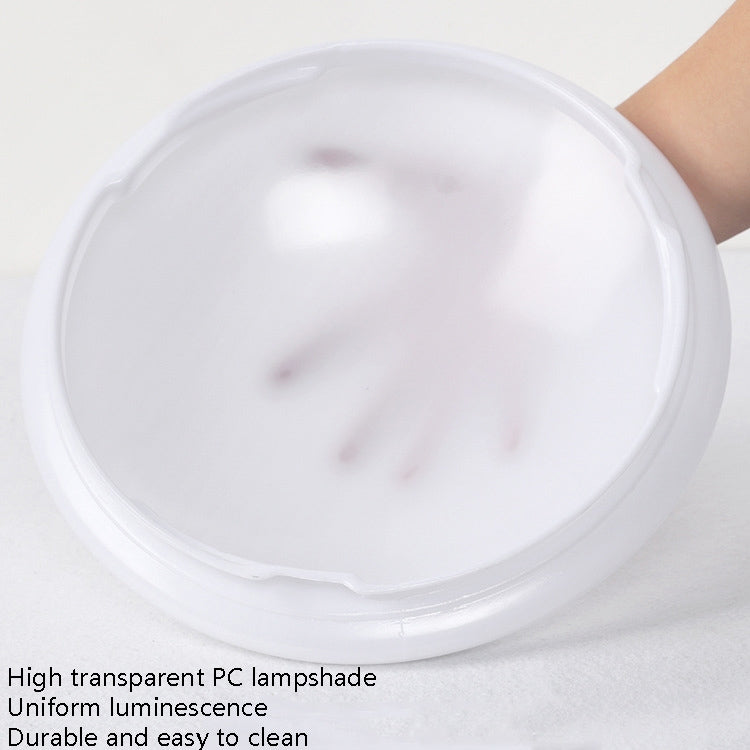 LED Sound Light Control Ceiling Lamp Round Corridor Intelligent Sensor Lamp, Power source: 24W 400mm(Warm White)