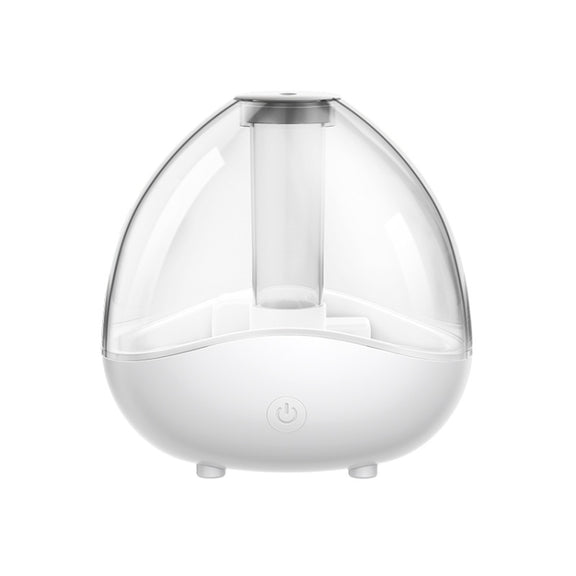 K11 1500ml Transparent Humidifier Household Mute Small Air Purifier Large-Capacity Ultrasonic Humidifier, CN Plug(White)