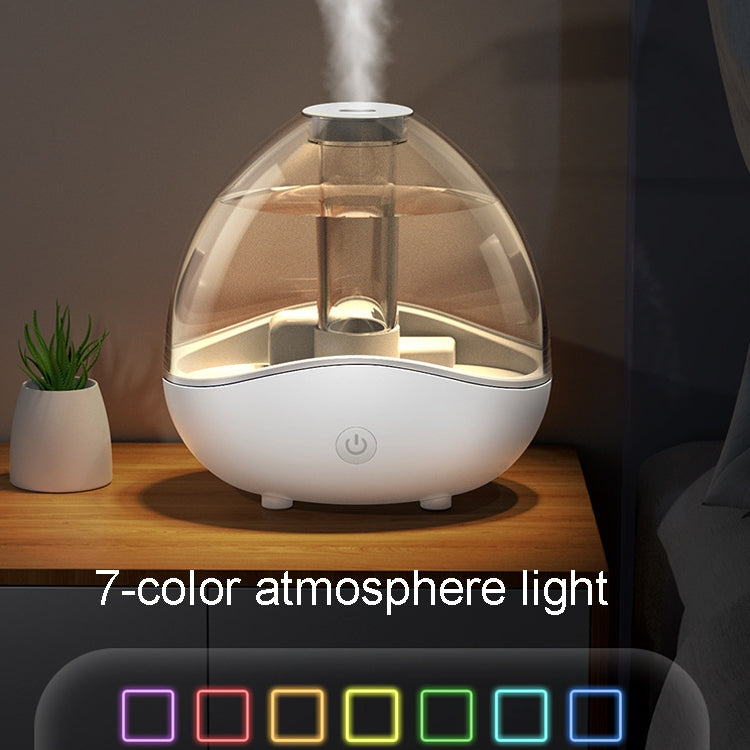 K11 1500ml Transparent Humidifier Household Mute Small Air Purifier Large-Capacity Ultrasonic Humidifier, CN Plug(Blue) - free shipping - PMC TechLife - Order now!