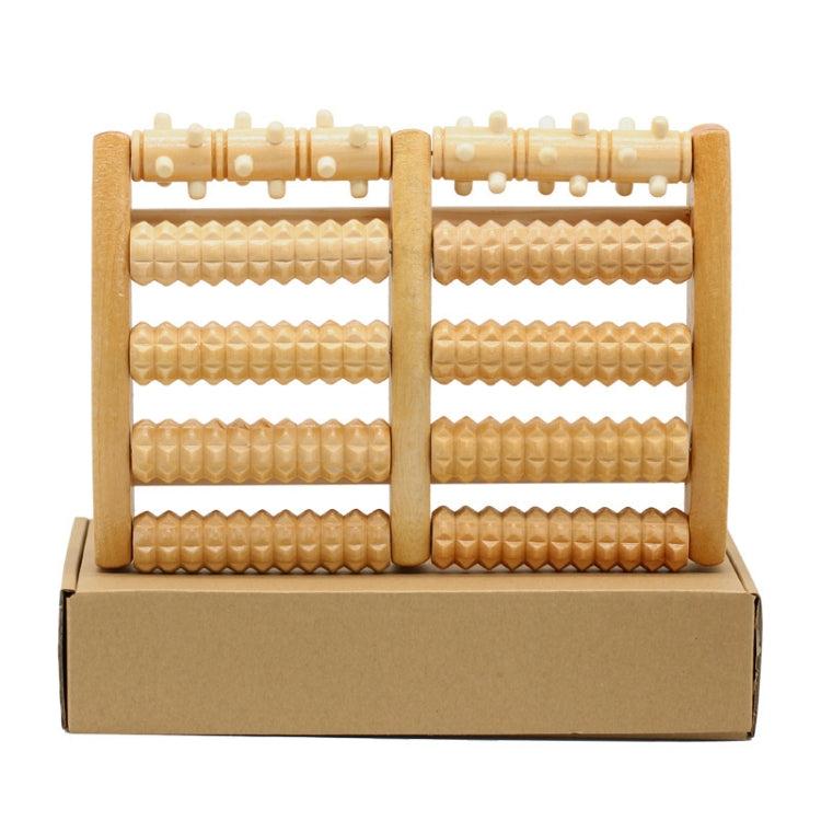 Wooden Roller Massager Small Nails Five-Row Foot Massager(27 x 19 x 4.5cm) - free shipping - PMC TechLife - Order now!