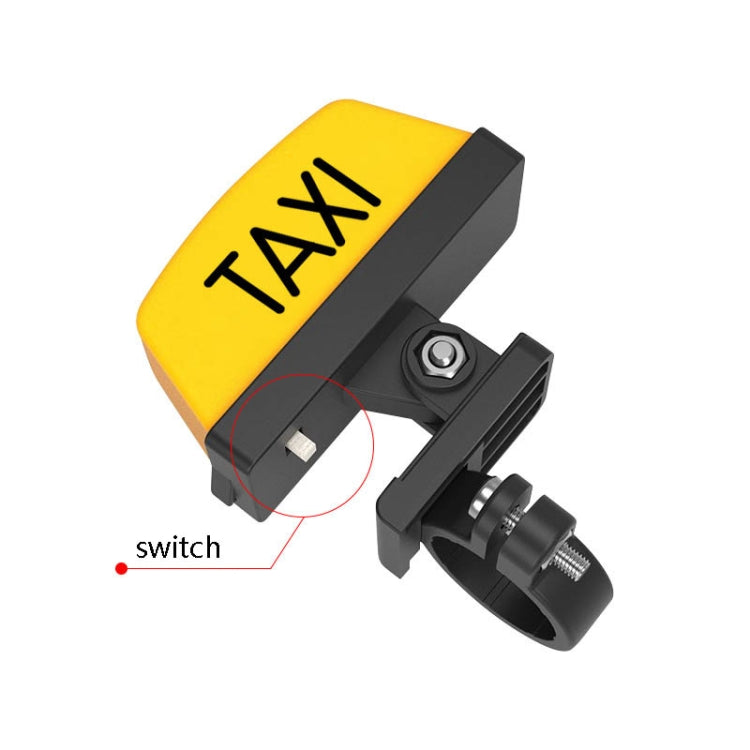 Motorcycle Modified Personality Taxi Motor Light Electric Car Helmet Decorative Warning Light, Specification: Strobe(Yellow) - Signal Lights by PMC Jewellery | Online Shopping South Africa | PMC Jewellery | Buy Now Pay Later Mobicred