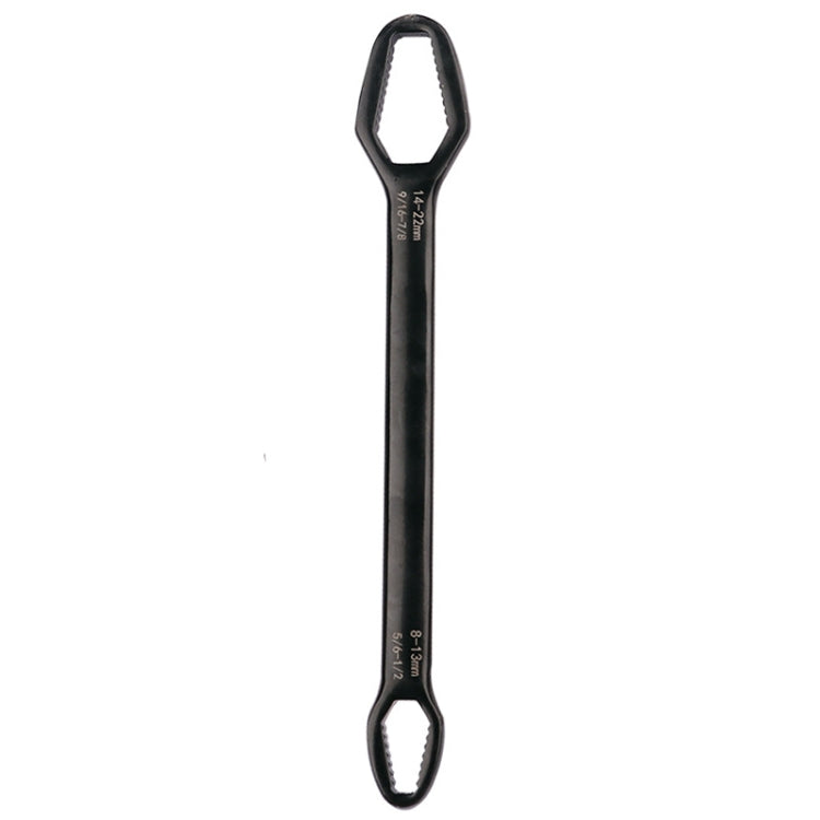 Multi-Function Plum Wrench Open Adjustment Double-Headed Self-Tightening Wrench(Black) - Hex Key & Spanner by PMC Jewellery | Online Shopping South Africa | PMC Jewellery | Buy Now Pay Later Mobicred