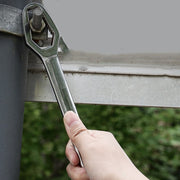 Multi-Function Plum Wrench Open Adjustment Double-Headed Self-Tightening Wrench(Silver)