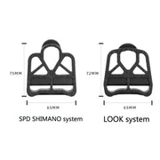 1 Pair PROMEND Road Bike Bicycle Lock Pedal Conversion Piece Nylon Plastic Self-Locking Pedal PDZ-N13
