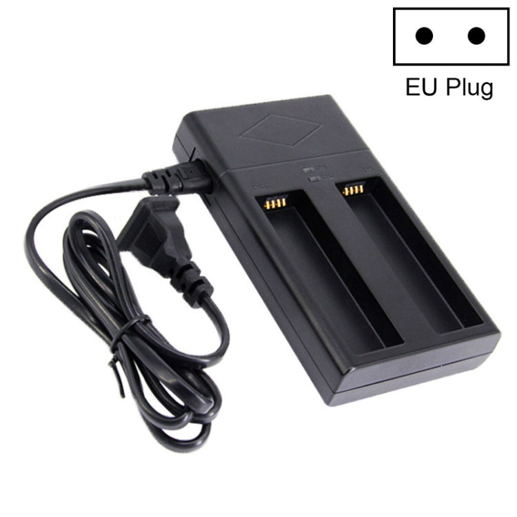 Jinnet 2 PCS Smart Dual Charge Handheld Gimbal Camera Battery Charger For DJI/Osmo(EU Plug) - free shipping - PMC Jewellery - Order now!
