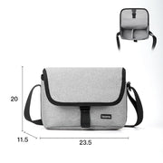 Baona BN-H013 Camera Shoulder Bag SLR Lens Storage Handbag(Light-Thin Black)