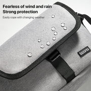 Baona BN-H013 Camera Shoulder Bag SLR Lens Storage Handbag(Light-Thin Black)