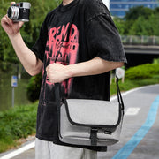 Baona BN-H013 Camera Shoulder Bag SLR Lens Storage Handbag(Light-Thin Gray)