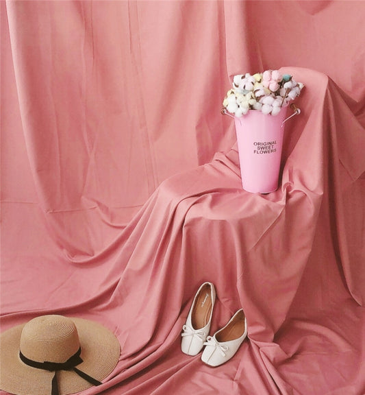 2 x 2.4m Photo Background Cloth Increased Widened Photography Cloth Live Broadcast Solid Color Cloth(Deep Pink) - free shipping - PMC Jewellery - Order now!