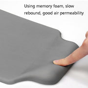 Baona Wrist Mouse Pad Memory Cotton Mouse Pad(Pink)