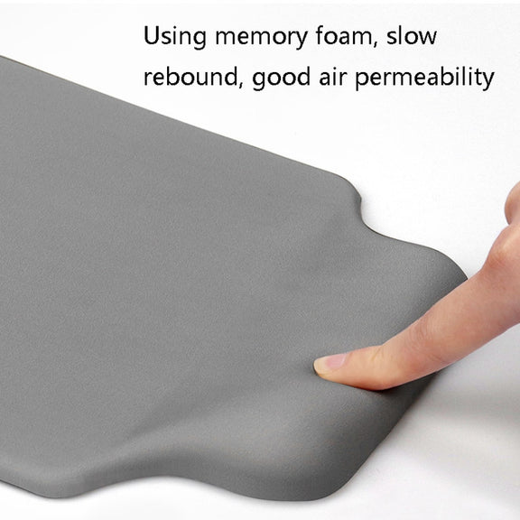 Baona Wrist Mouse Pad Memory Cotton Mouse Pad(Black)