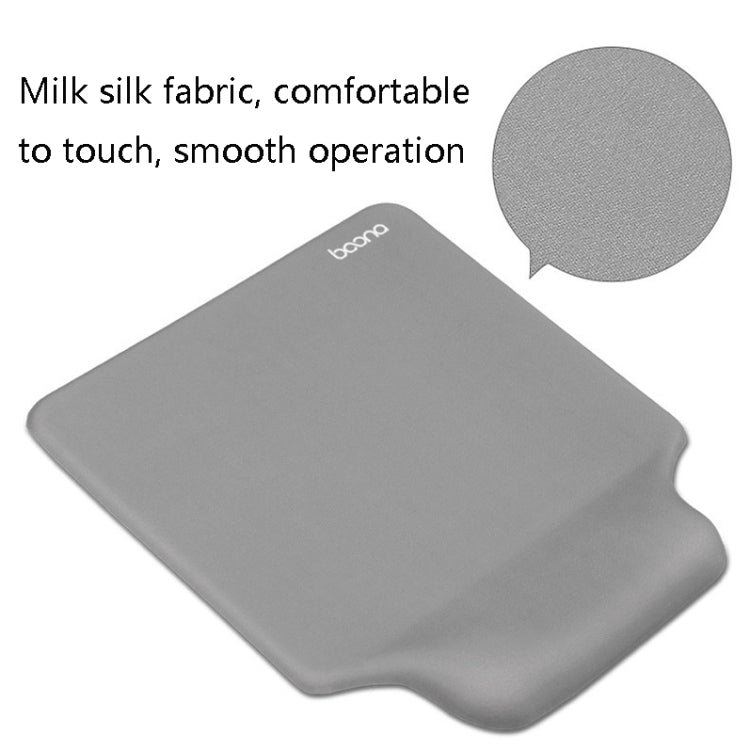 Baona Wrist Mouse Pad Memory Cotton Mouse Pad(Black)
